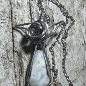 Moonstone in Stainless Steel