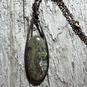 Dragon's Blood Jasper in Copper