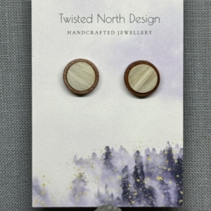 15 mm Polished Sheep Horn Studs