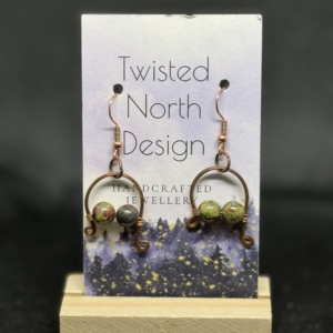Dragon Blood Jasper Earrings