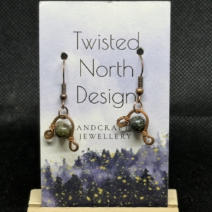Dragon Blood Jasper Earrings