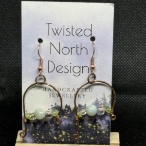 Aventurine and Peridot Earrings